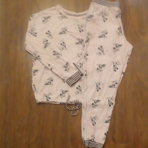 Disney Adult Micky & Minnie Mouse Pajama Set - Size M - Picture 1 of 7